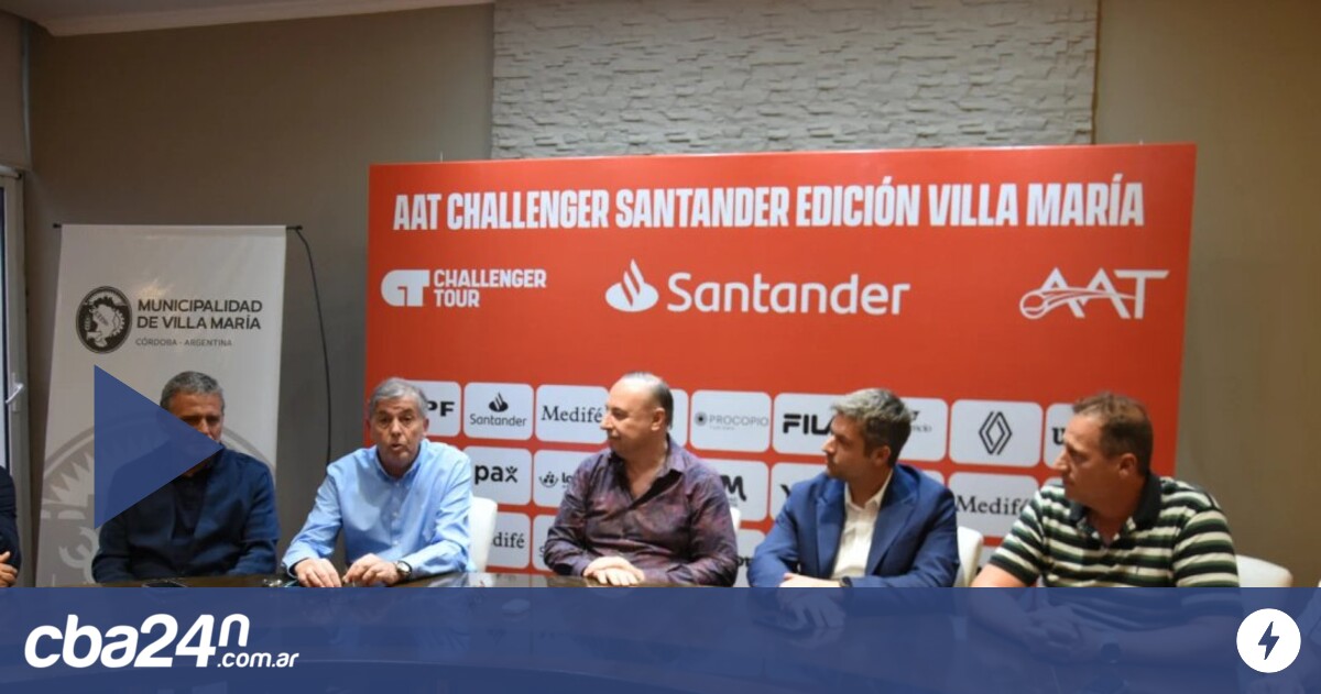 Challenger de Villa María: la presentación oficial y el primer invitado al main draw